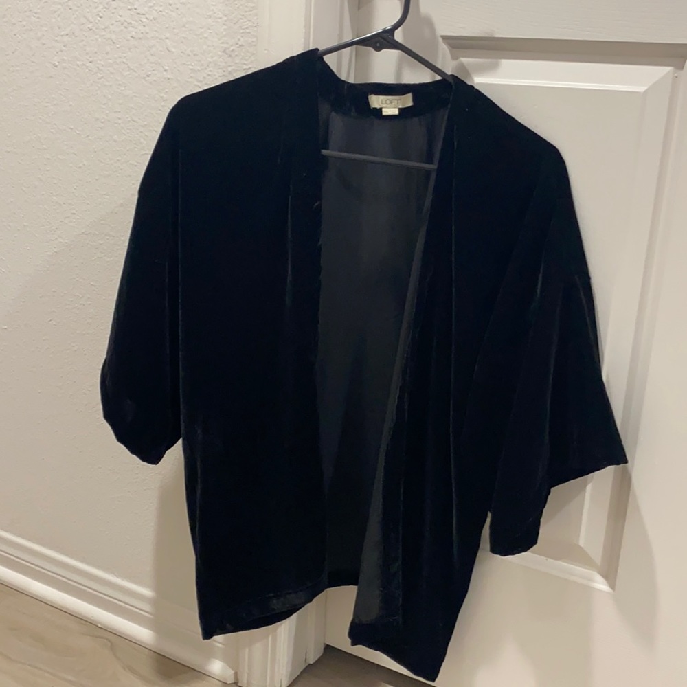 Faux velvet cover up